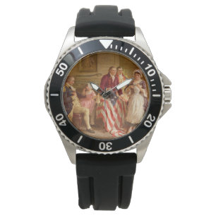 Betsy Ross, 1777 (Amerikansk historia) (USA Patrio Armbandsur