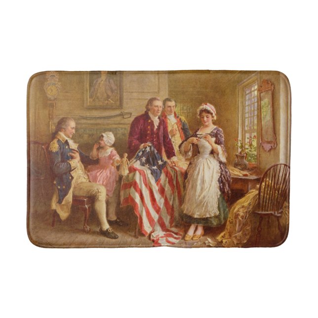 Betsy Ross, 1777 (Amerikansk historia) (USA Patrio Badrumsmatta (Framsidan)