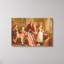 Betsy Ross, 1777 (Amerikansk historia) (USA Patrio Canvastryck