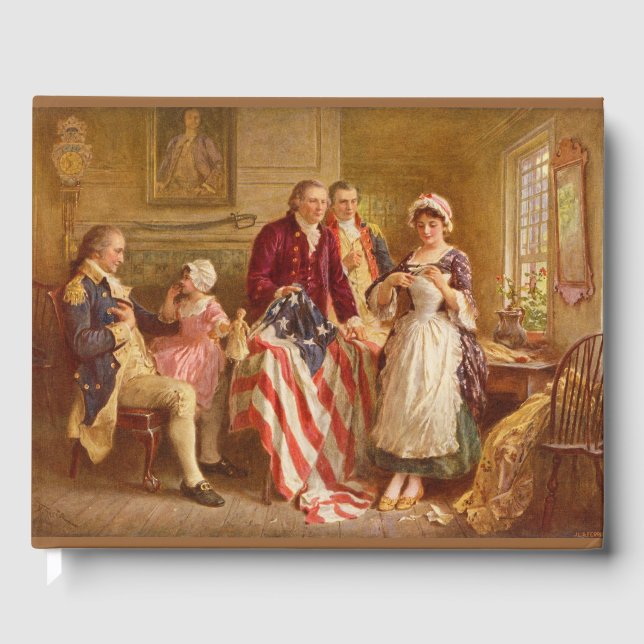 Betsy Ross, 1777 (Amerikansk historia) (USA Patrio Gästböcker (Framsida)