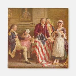 Betsy Ross, 1777 (Amerikansk historia) (USA Patrio Magnet