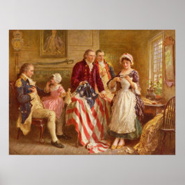 Betsy Ross, 1777 (Amerikansk historia) (USA Patrio Poster