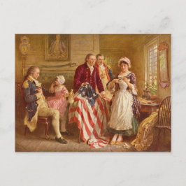 Betsy Ross, 1777 (Amerikansk historia) (USA Patrio Vykort