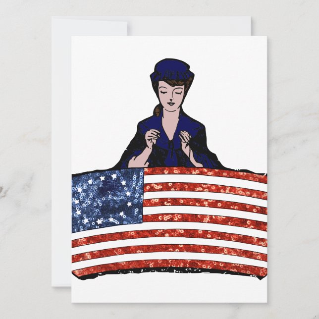 Betsy Ross american flagga (Framsida)