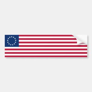 Betsy Ross American Flagga Bildekal