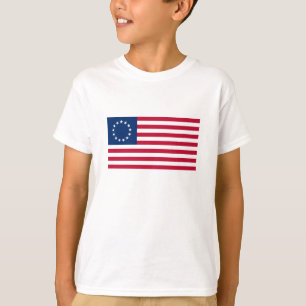 Betsy Ross American Flagga T Shirt