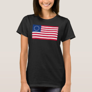 Betsy Ross American US Flagga 1777 Usa Revolutiona T Shirt