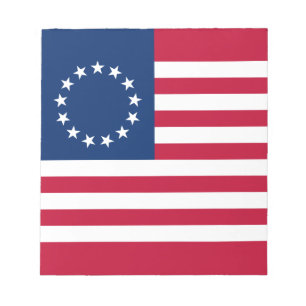 Betsy Ross amerikansk flagga Anteckningsblock