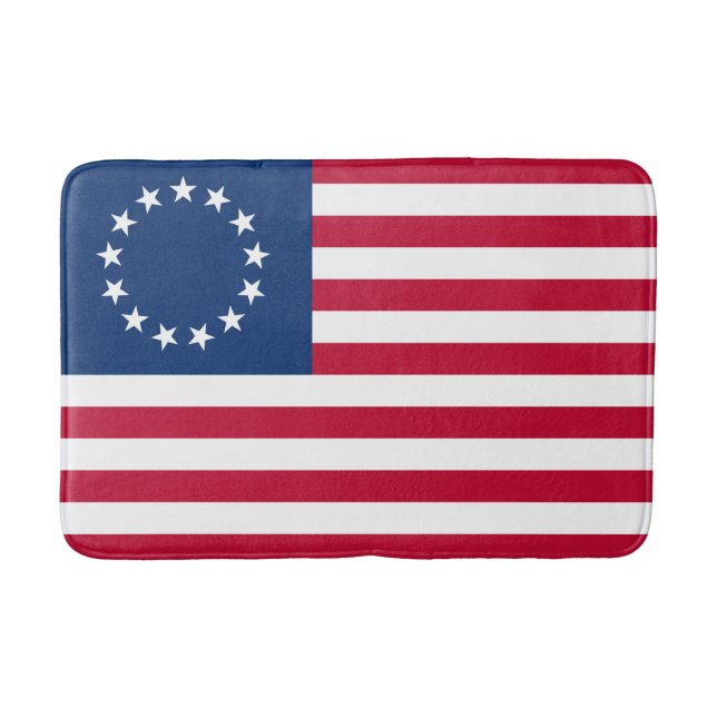Betsy Ross amerikansk flagga Badrumsmatta (Framsidan)