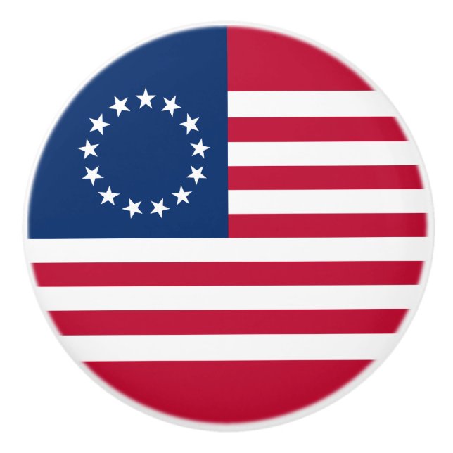 Betsy Ross amerikansk flagga Knopp (Framsidan)