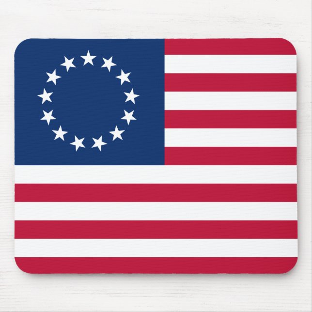 Betsy Ross amerikansk flagga Musmatta (Framsidan)