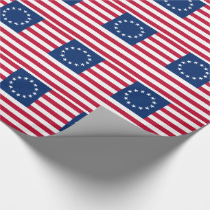 Betsy Ross amerikansk flagga Presentpapper