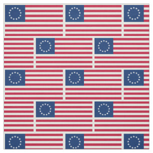 Betsy Ross amerikansk flagga Tyg