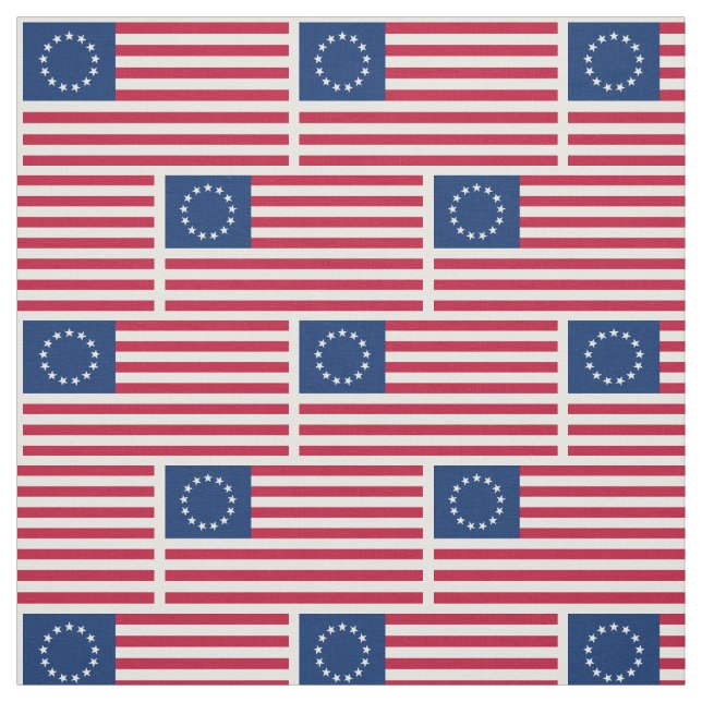 Betsy Ross amerikansk flagga Tyg (Provkarta)