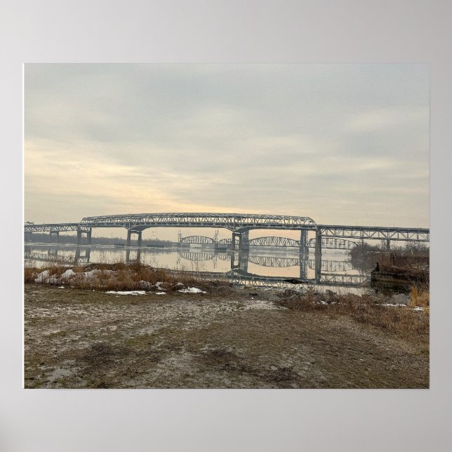 Betsy Ross Bridge Fotoaffisch Poster (Framsidan)