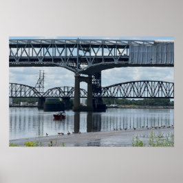 Betsy Ross Bridge Philadelphia Affisch