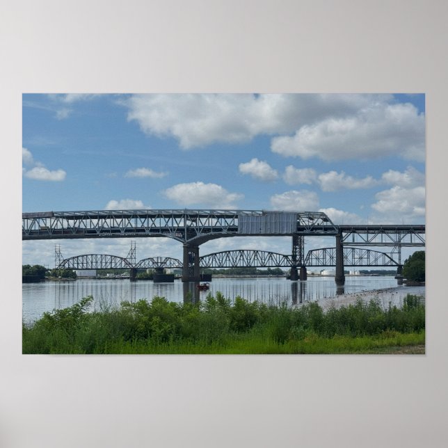 Betsy Ross Bridge Philadelphia Poster (Framsidan)