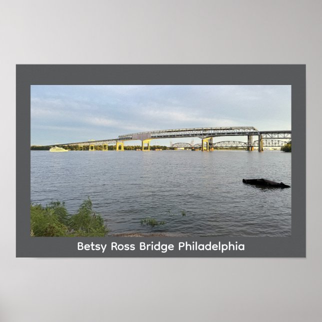 Betsy Ross Bridge Philadelphia Poster (Framsidan)