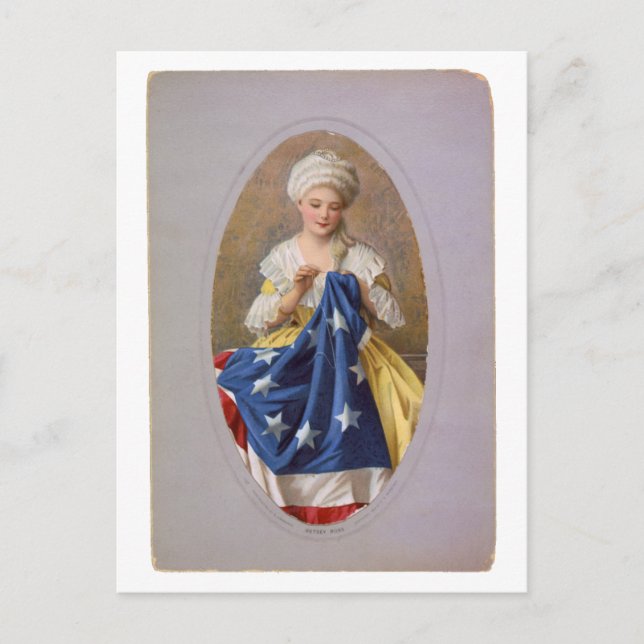 Betsy Ross, c1908, G. Liebscher Vykort (Framsida)