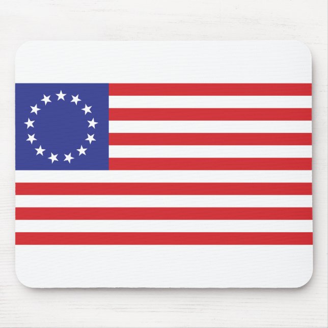 Betsy-Ross-Flagga.-1776 Musmatta (Framsidan)