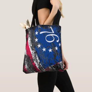 Betsy Ross Flagga 1776 Patriotic 4:e juli Tygkasse