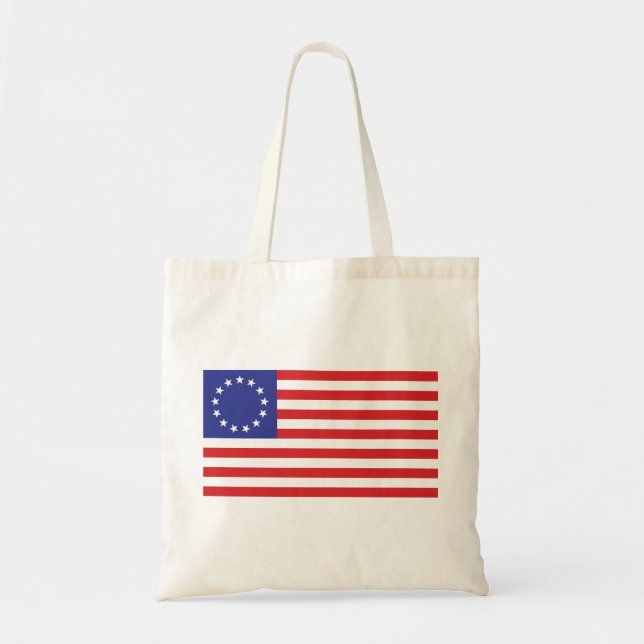 Betsy-Ross-Flagga.-1776 Tygkasse (Framsidan)