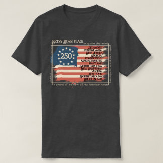 BETSY ROSS FLAGGA 250 T SHIRT