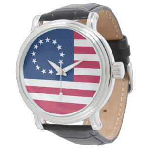 Betsy Ross Flagga Armbandsur