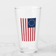 Betsy Ross Flagga Design Glass Kopp