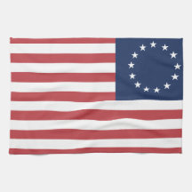 Betsy Ross Flagga Design Kitchen/Pub Towels