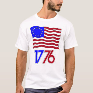 Betsy Ross flaggaT-tröja T Shirt