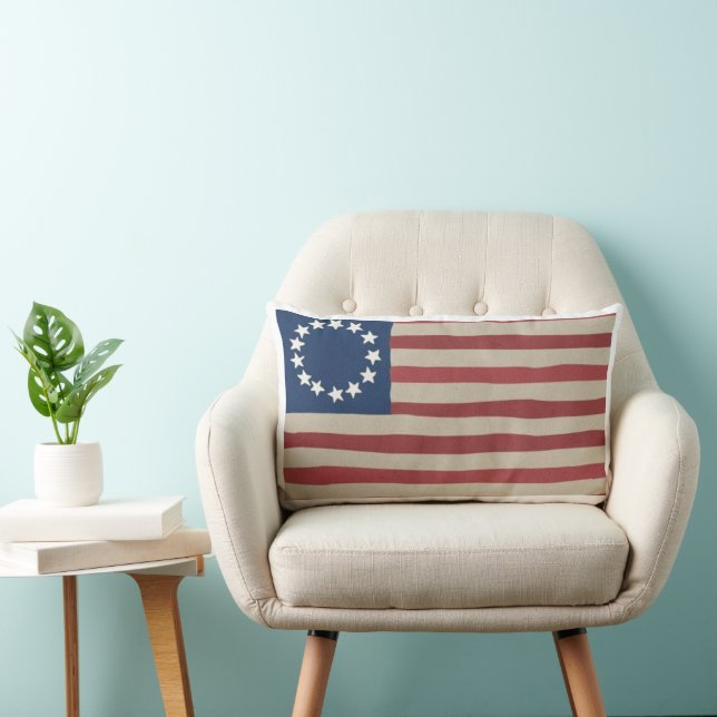 betsy ross flaggkudde lumbarkudde (Stol)