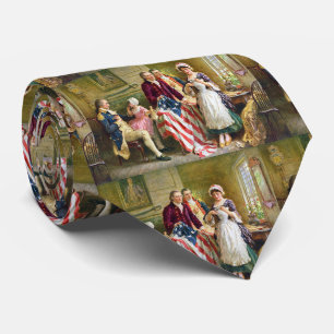Betsy Ross George Washington Tie Slips