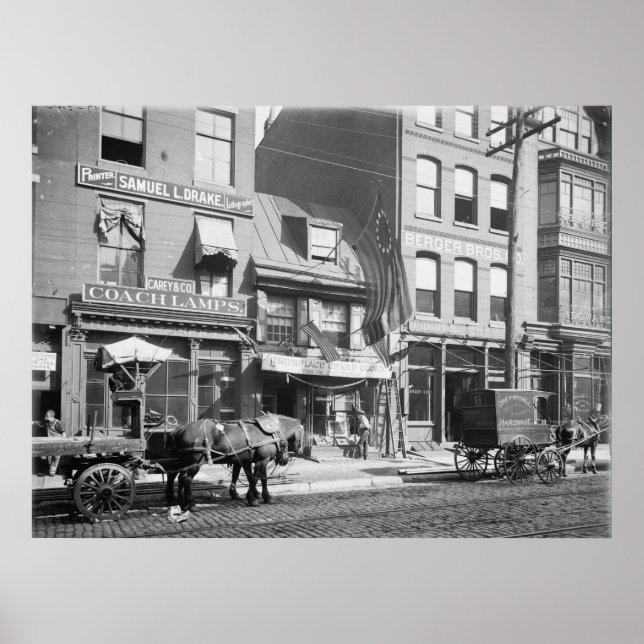 Betsy Ross House Poster (Framsidan)