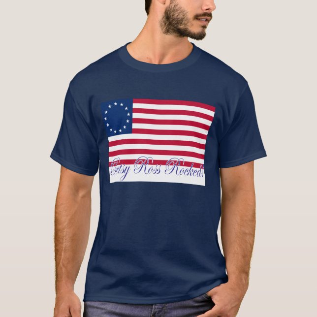 Betsy Ross manar utslagsplats Tröja (Framsida)