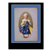 Betsy Ross och flaggplakat