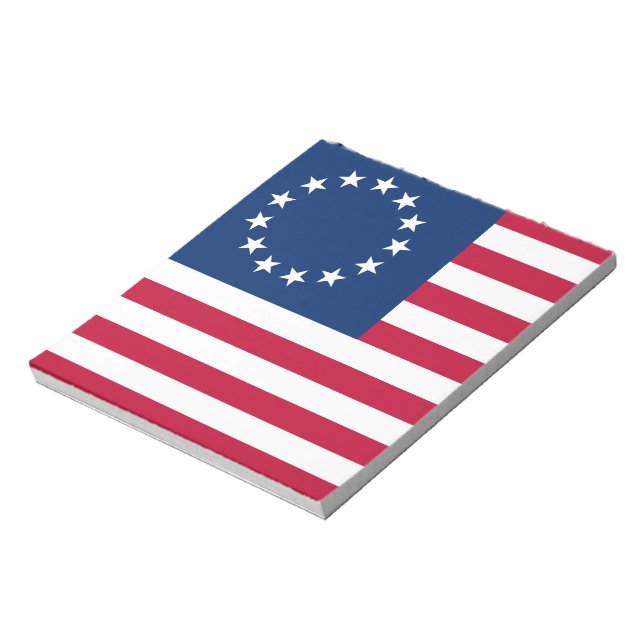 Betsy Ross Old glory American USA flagga Anteckningsblock (Roterad)