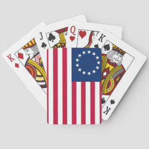 Betsy Ross Old glory American USA flagga Casinokort