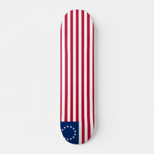 Betsy Ross Old glory American USA flagga Mini Skateboard Bräda 18,5 Cm