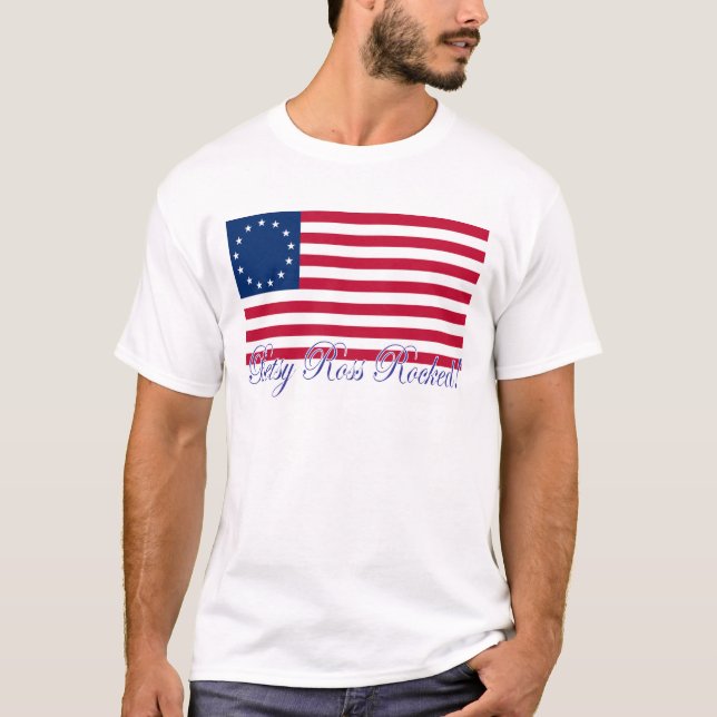 Betsy Ross t-skjorta Tee (Framsida)