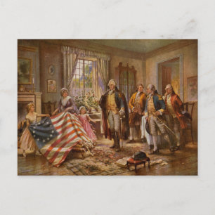 Betsy Ross Vykort