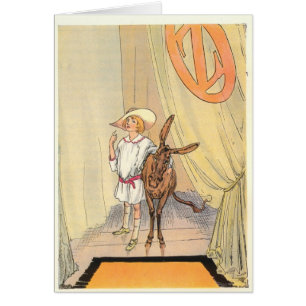 Betsy spole och härva mulen i smaragdstaden hälsningskort