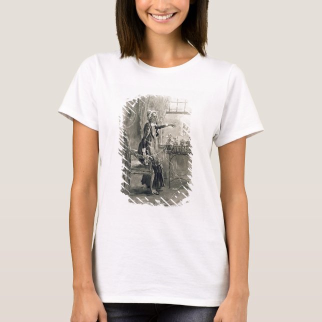 Betsy Trotwood från "Charles Dickens: A Gossi Tee Shirt (Framsida)