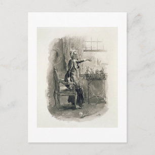 Betsy Trotwood från "Charles Dickens: A Gossi Vykort