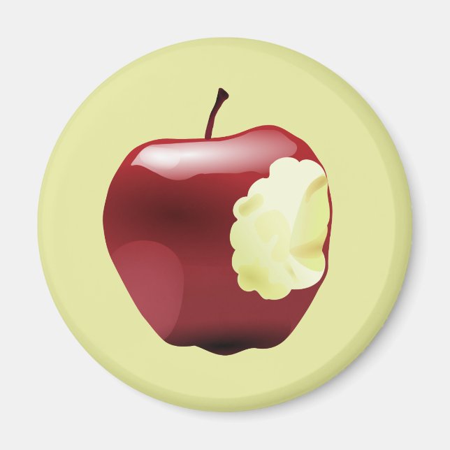 Bett äpple magnet (Framsidan)