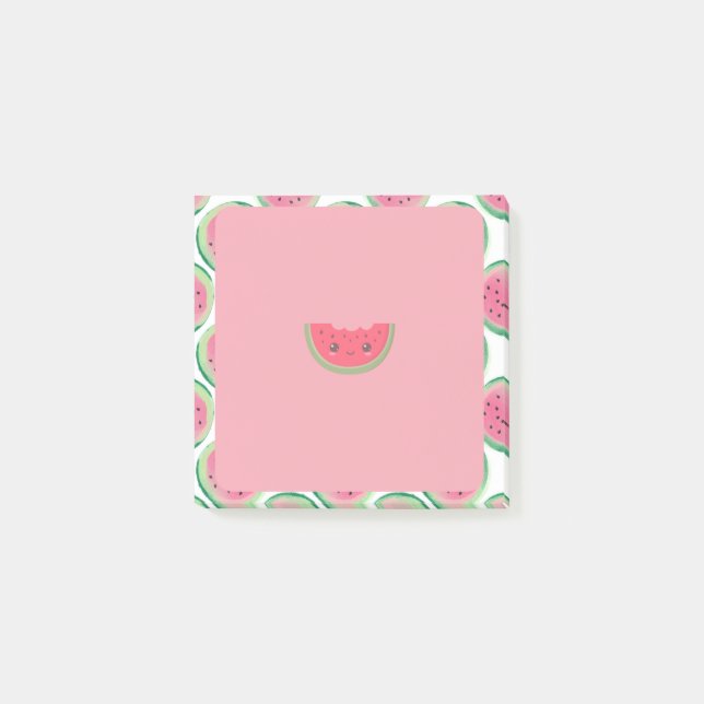Bett av vattenmelon  post-it block (Framsida)