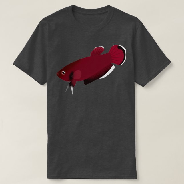 Betta Channoides T Shirt (Design framsida)