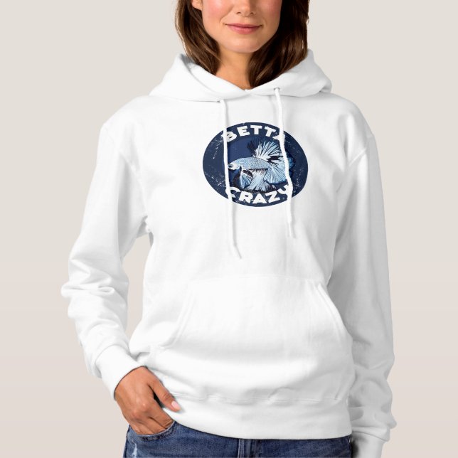 Betta Crazy - Kvinnor i Pullover Tee Shirt (Framsida)