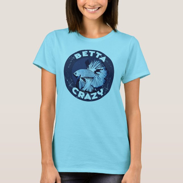 Betta Crazy - Kvinnors T-Shirt (Framsida)