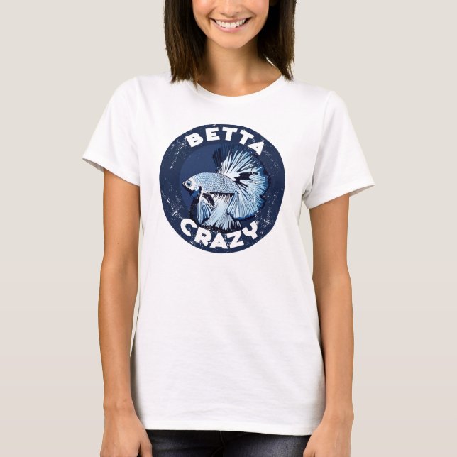 Betta Crazy - Kvinnors T-Shirt (Framsida)